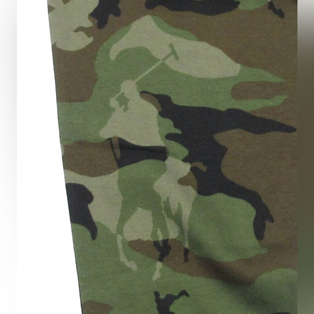 🆕 Polo Ralph Lauren Men’s Polo Player Camo Double Knit Jogger Pants. Green, 2XL - Picture 5 of 12